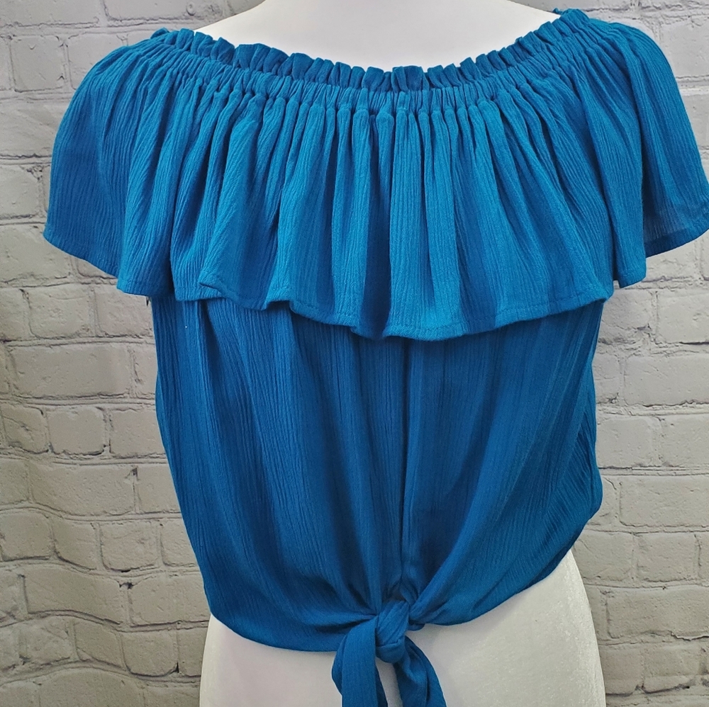 NWT Express Ruffle Off Shoulder Top